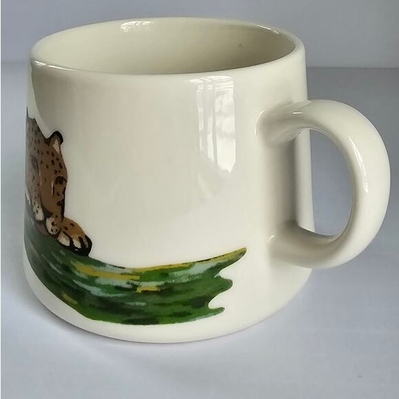 Target OpalHouse Chillax Coffee Mug Leopard Animal Print Porcelain Coffeecore - Picture 2 of 8